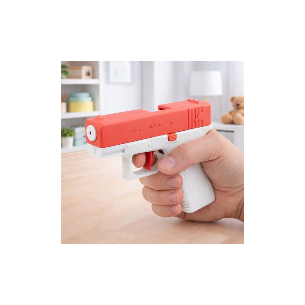 Mini Glock Pistolet Na Wodę Broń Dla Dzieci Różowy 13 cm