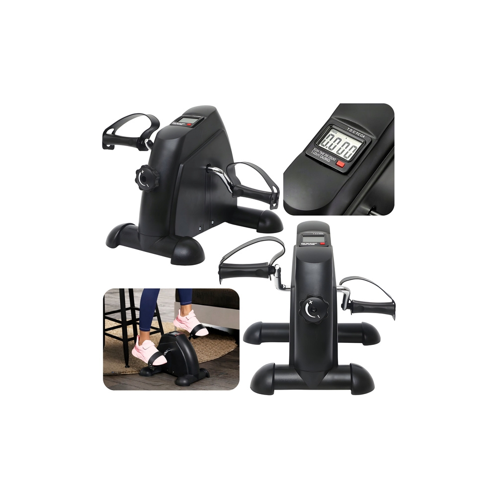 Reabilitacinis treniruoklis su LCD ekranu Rotor 2-in-1, juodos spalvos-Namai, laisvalaikis, turizmas, Sveikata, grožis, higiena-