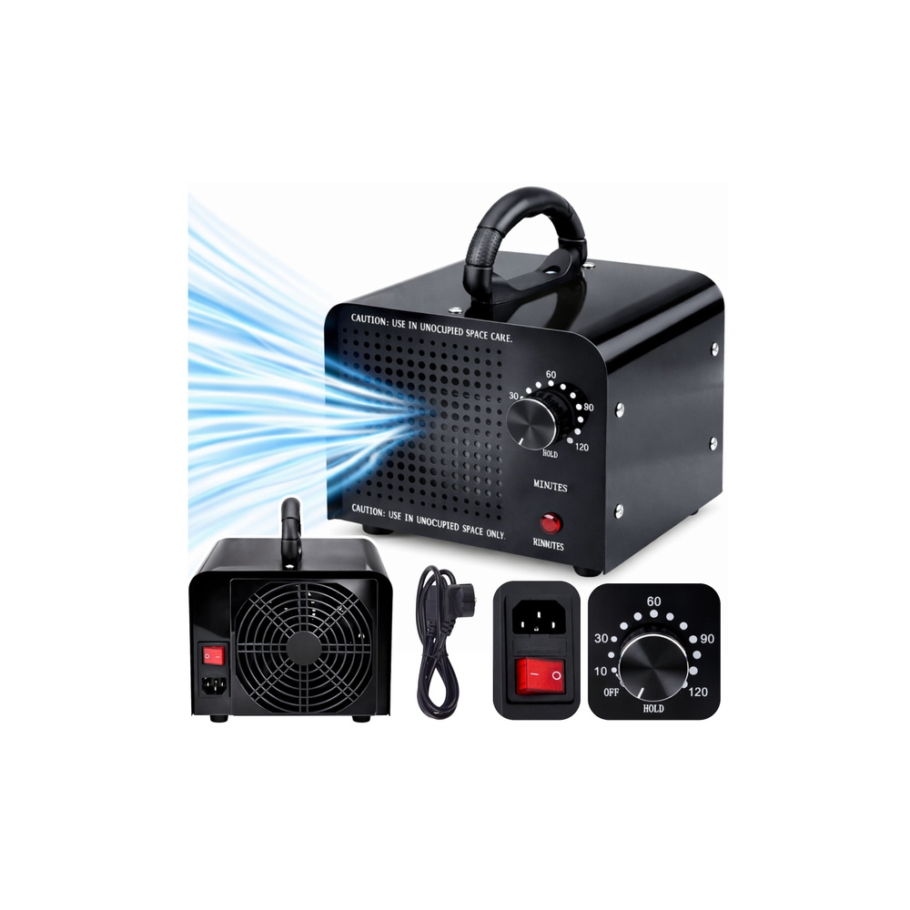 Ozono generatorius LEAN 155W 60000 MG Ozonatorius kambariams Automobilinis laikmatis