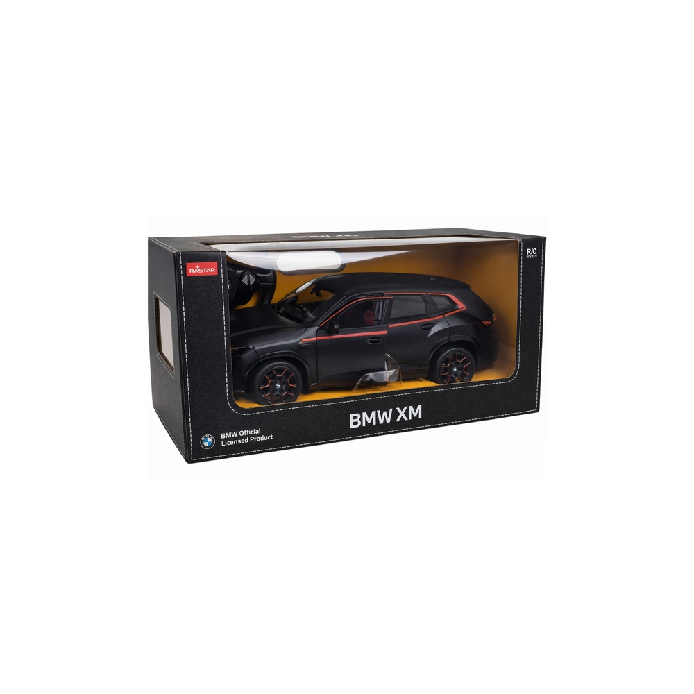 Nuotoliniu būdu valdomas BMW XM automobilis RC Rastar, juodos spalvos, 1:14-Žaislai, Auto ir transporto žaislai, Valdomos radijo