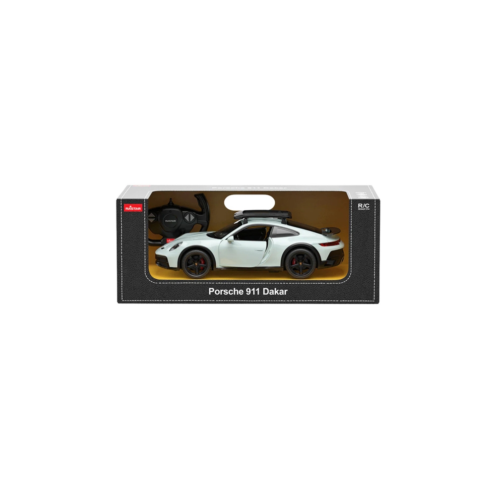 Nuotoliniu būdu valdomas automobilis Porsche 911 Dakar standart RC Rastar 1:14-Žaislai, Auto ir transporto žaislai, Valdomos rad