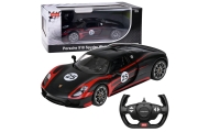 Nuotoliniu būdu valdomas automobilis Porsche 918 Spyder Performance RC, juodos spalvos, „Rastar“, 1:14