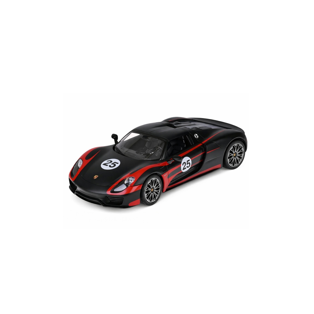 Auto Porsche 918 Spyder Performance Zdalnie Sterowane RC Czarne Rastar 1:14