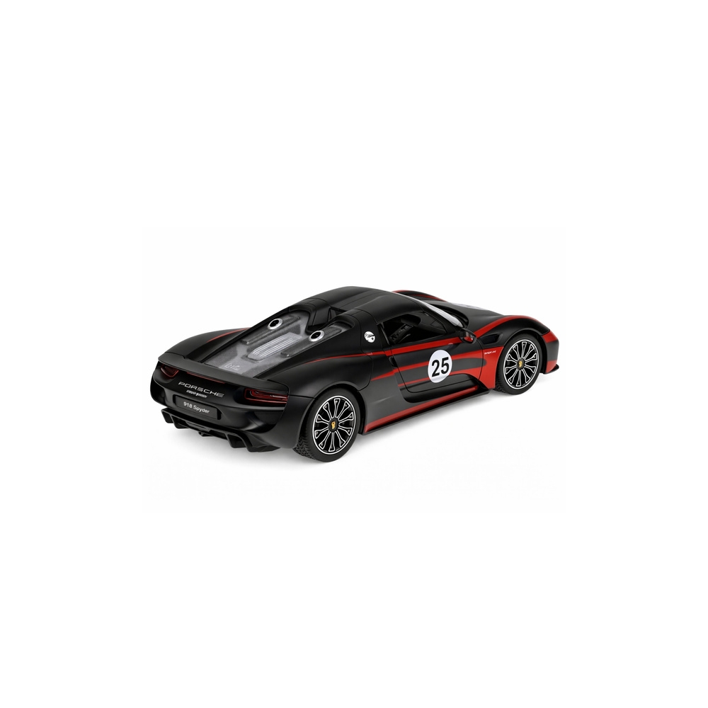 Nuotoliniu būdu valdomas automobilis Porsche 918 Spyder Performance RC, juodos spalvos, „Rastar“, 1:14-Žaislai, Auto ir transpor