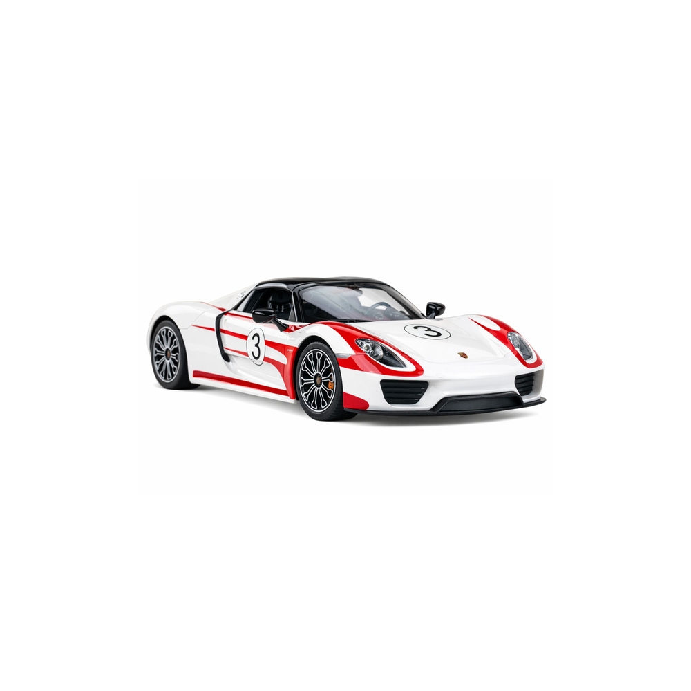 Nuotoliniu būdu valdomas Porsche 918 Spyder Performance RC automobilis, baltas, „Rastar“, 1:14-Žaislai, Auto ir transporto žaisl