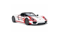 Nuotoliniu būdu valdomas Porsche 918 Spyder Performance RC automobilis, baltas, „Rastar“, 1:14