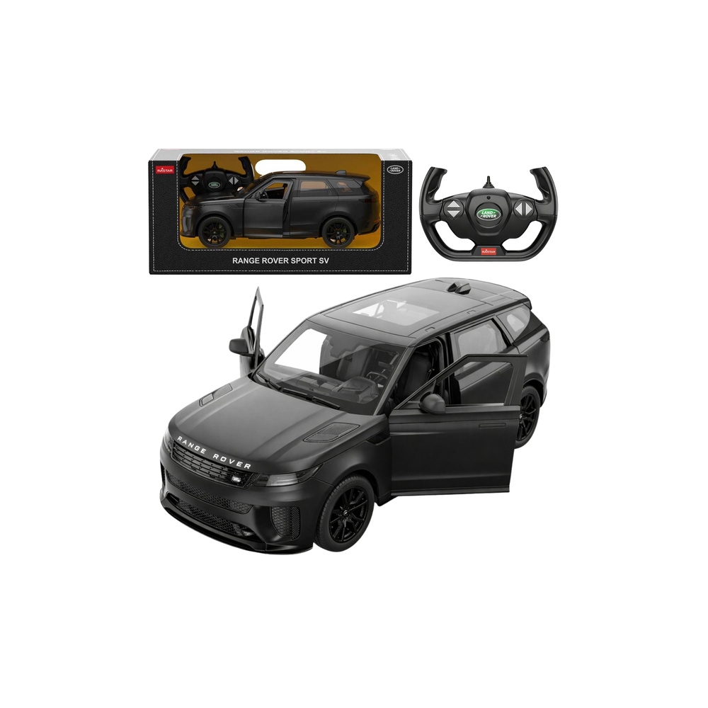 Nuotoliniu būdu valdomas Range Rover Sport SV automobilis, juodos spalvos, „Rastar“, 1:14-Žaislai, Auto ir transporto žaislai, V