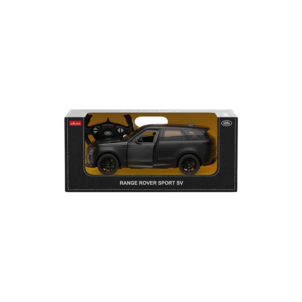 Nuotoliniu būdu valdomas Range Rover Sport SV automobilis, juodos spalvos, „Rastar“, 1:14-Žaislai, Auto ir transporto žaislai, V
