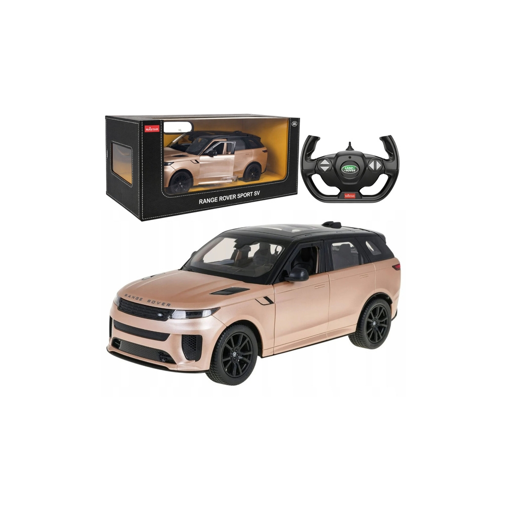 Auto Range Rover Sport SV Zdalnie Sterowane RC Złote Rastar 1:14