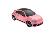 Nuotoliniu būdu valdomas Volkswagen Beetle automobilis, jautrus UV spinduliams, RC, rožinis, „Rastar“, 1:24