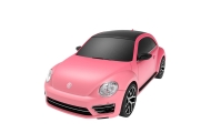 Auto Volkswagen Beetle UV Sensitive Zdalnie Sterowane RC Różowe Rastar 1:24