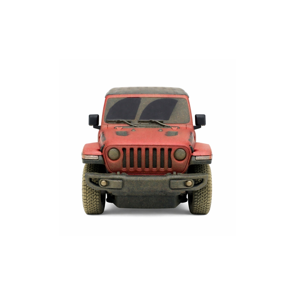 Nuotoliniu būdu valdomas automobilis JEEP Wrangler Rubicon-Muddy, raudonos spalvos, „Rastar“, mastelis 1:24-Žaislai, Auto ir tra