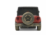 Nuotoliniu būdu valdomas automobilis JEEP Wrangler Rubicon-Muddy, raudonos spalvos, „Rastar“, mastelis 1:24