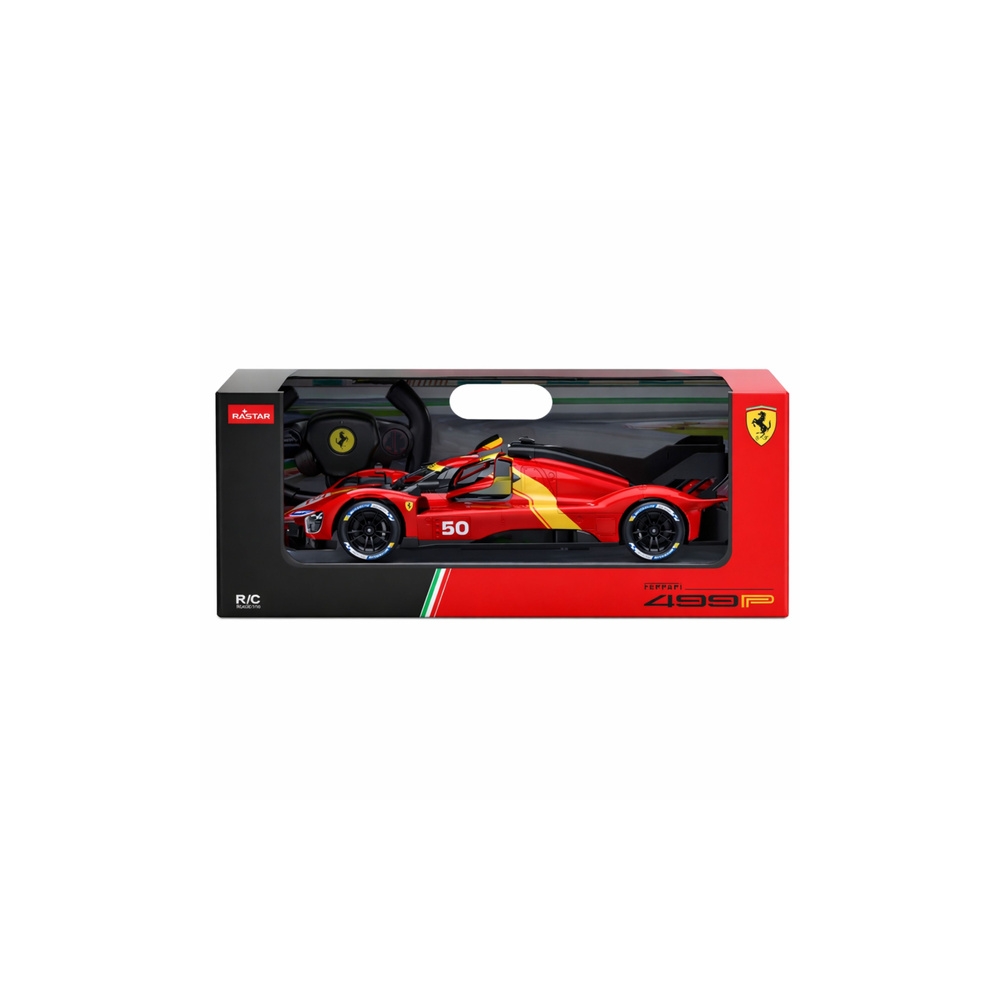 Nuotoliniu būdu valdomas Ferrari 499P, raudonas, „Rastar“, 1:24-Žaislai, Auto ir transporto žaislai, Valdomos radijo bangomis-e-