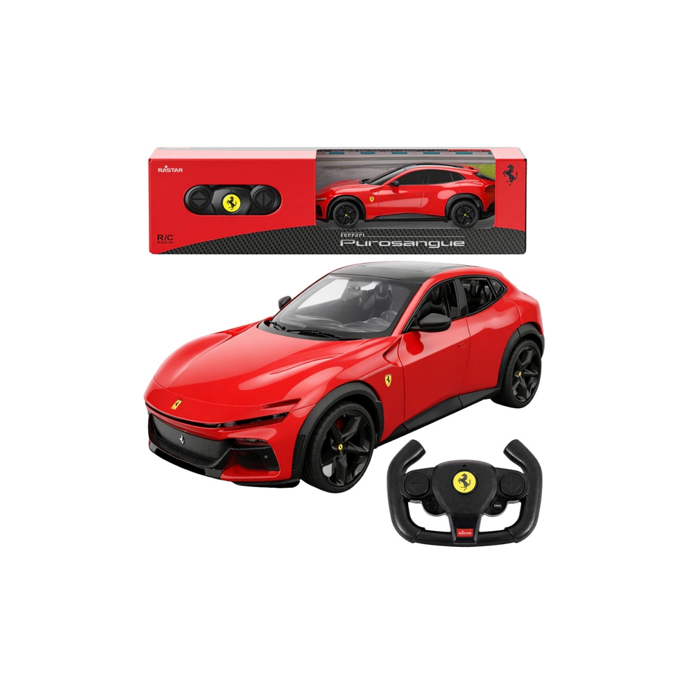Nuotoliniu būdu valdomas Ferrari Purosangue RC automobilis, raudonas, „Rastar“, 1:24-Žaislai, Auto ir transporto žaislai, Valdom