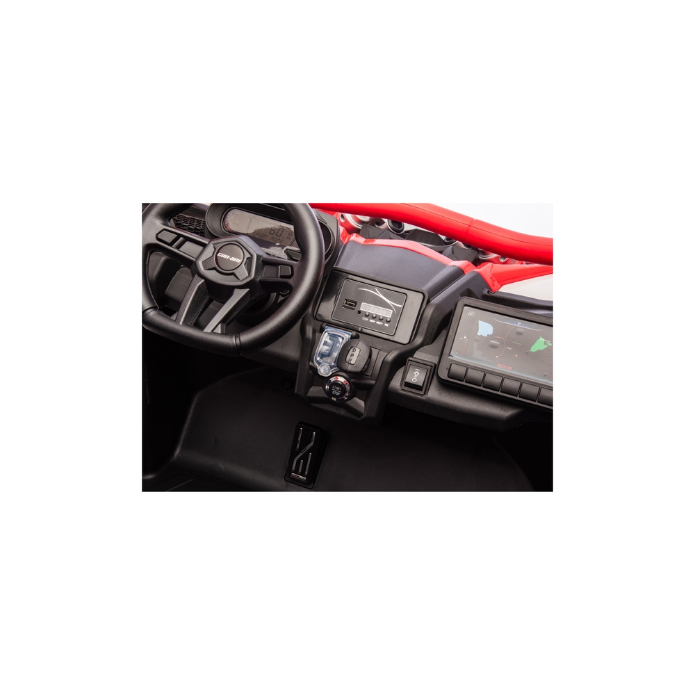 Elektromobilis Maverick CAN-AM Turbo RS STRONG AIR, Red-Elektromobiliai vaikams, Keturračiai ir bagiai-e-vaikas