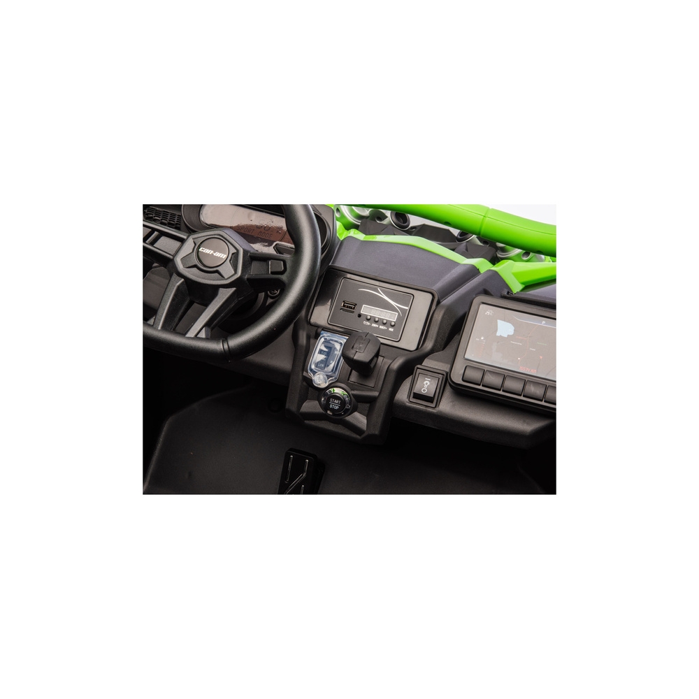 Elektromobilis Maverick CAN-AM Turbo RS STRONG AIR, Green-Elektromobiliai vaikams, Keturračiai ir bagiai-e-vaikas