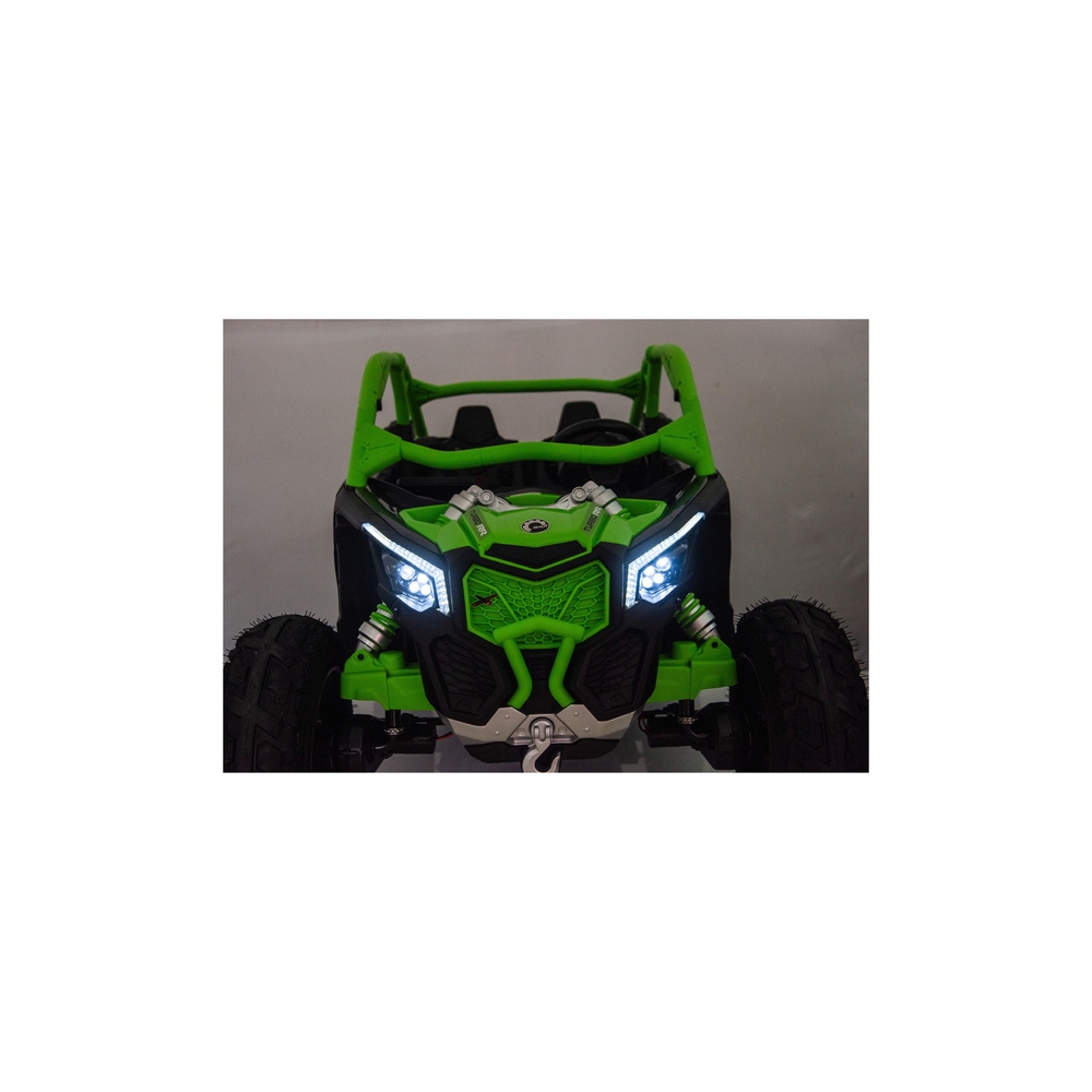 Elektromobilis Maverick CAN-AM Turbo RS STRONG AIR, Green-Elektromobiliai vaikams, Keturračiai ir bagiai-e-vaikas