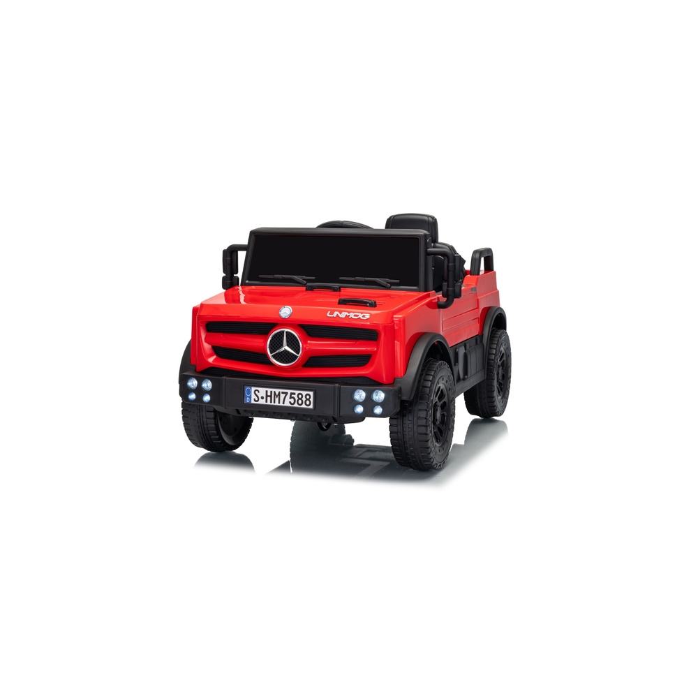 Auto Na Akumulator Mercedes Unimog HM7588 6V4Ah Czerwony