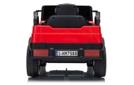 „Mercedes Unimog“ akumuliatorinis automobilis HM7588, 6 V, 4 Ah, raudonas-Elektromobiliai vaikams, Visureigiai-e-vaikas