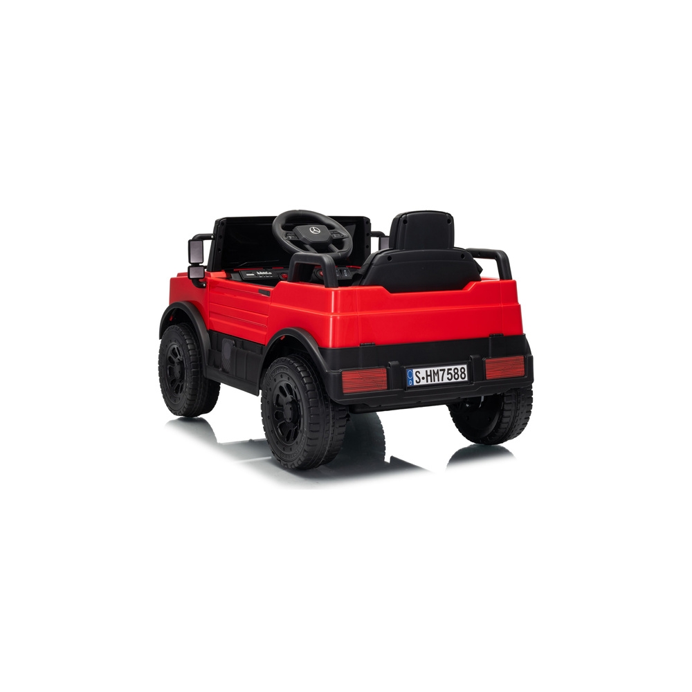 Auto Na Akumulator Mercedes Unimog HM7588 6V4Ah Czerwony