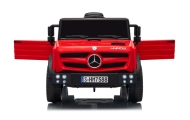 Auto Na Akumulator Mercedes Unimog HM7588 6V4Ah Czerwony