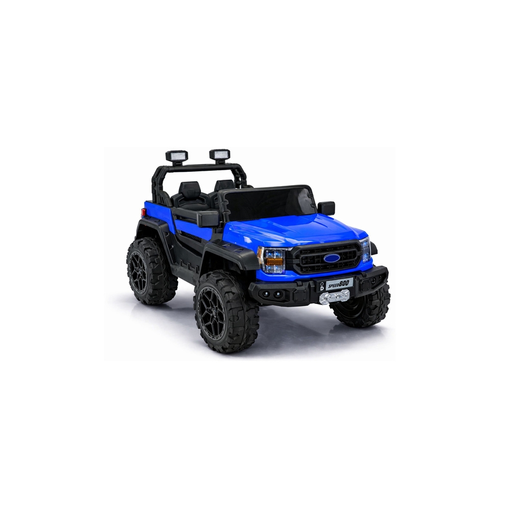 Akumuliatorinis automobilis 4x4, 22F, 12 V, 10 Ah, mėlynos spalvos-Elektromobiliai vaikams, Visureigiai-e-vaikas