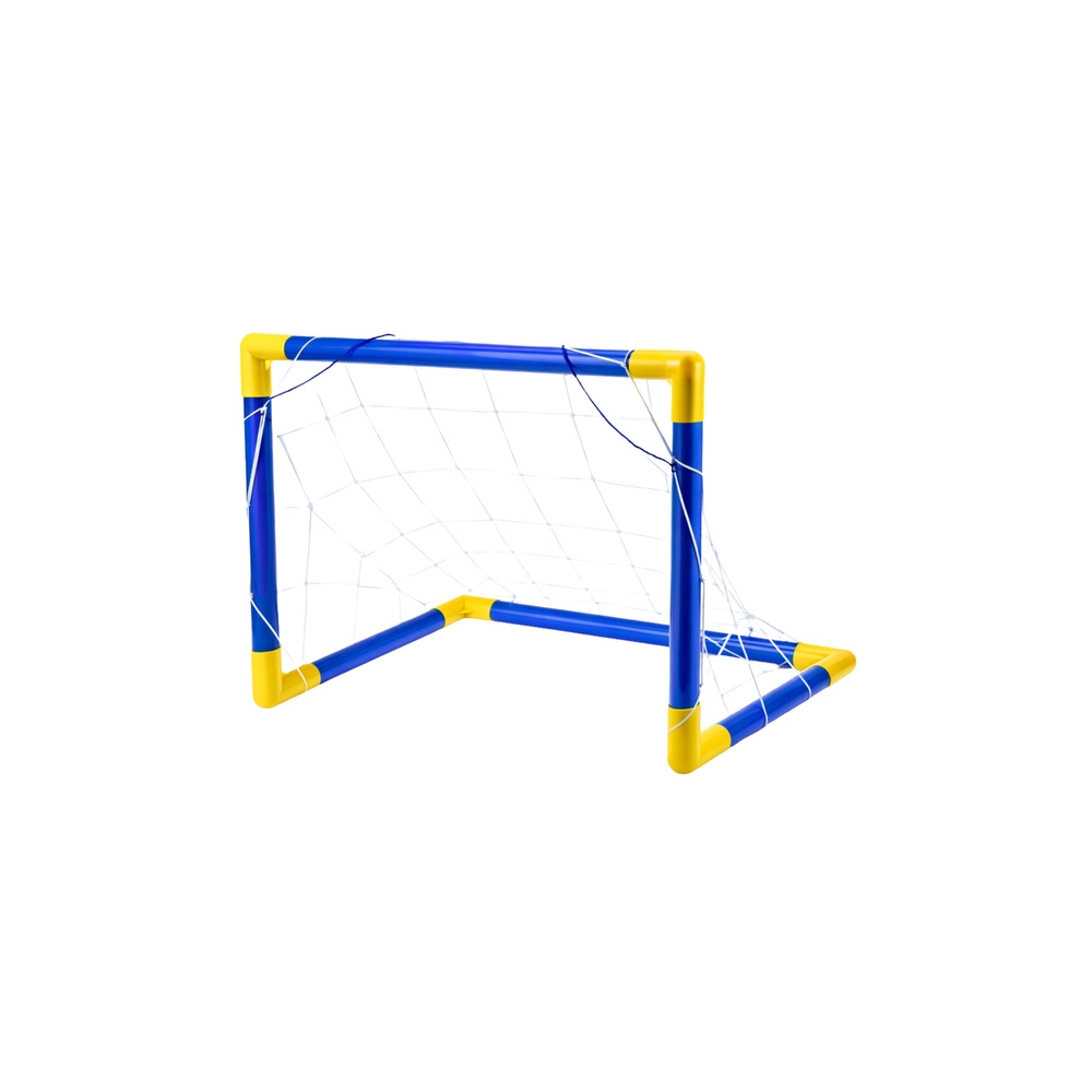 Zestaw Sportowy Do Gry W Piłkę Nożną Bramka Piłkarska Piłka Pompka 62x40cm