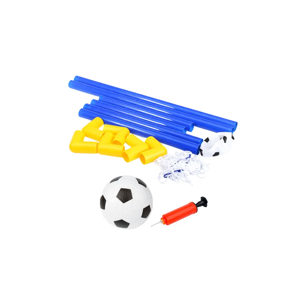 Zestaw Sportowy Do Gry W Piłkę Nożną Bramka Piłkarska Piłka Pompka 62x40cm
