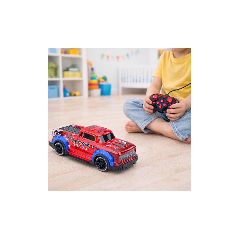 Nuotoliniu būdu valdomas RC visureigis "Spider Lights" Raudona-Žaislai, Auto ir transporto žaislai, Valdomos radijo bangomis-e-v