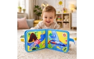 Książeczka Edukacyjna Sensoryczna Filcowa 3D Dinozaury