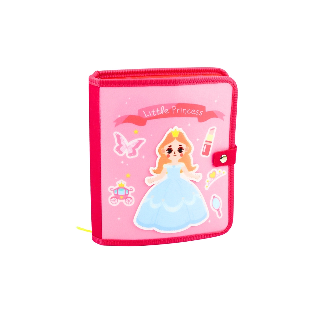 3D princesės sensorinė veltinio edukacinė knygelė rožinė-Žaislai, Kūdikiams, Žaislai mažyliams (iki 4 m.