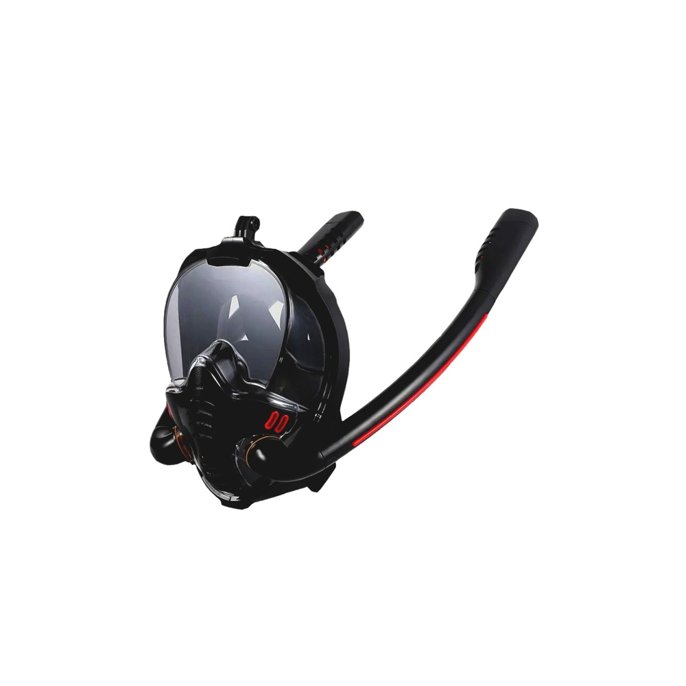 Viso veido snorkelingo ir nardymo kaukė „AntiFog DryTop“, juoda, L/XL-Žaislai, Lauko žaislai, Vandens ir smėlio žaislai, Nardymo