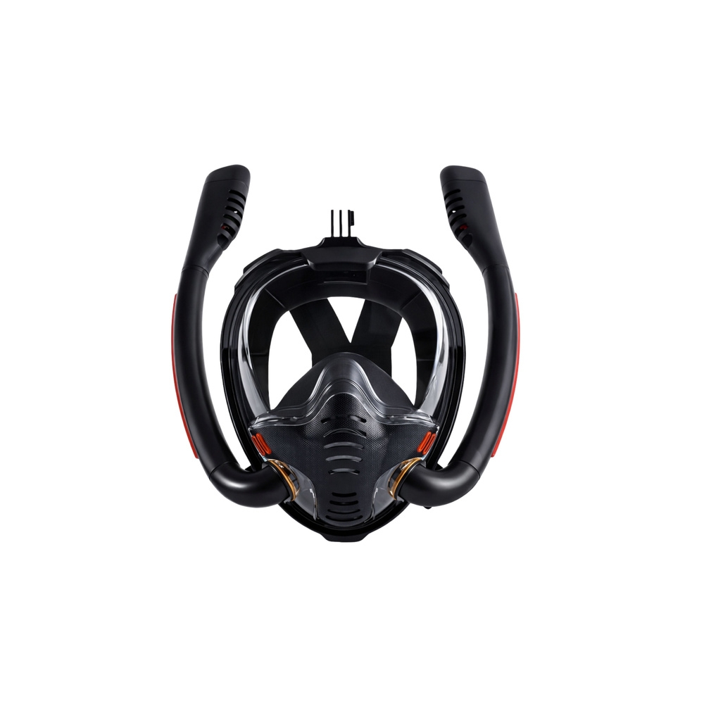 Viso veido snorkelingo ir nardymo kaukė „AntiFog DryTop“, juoda, L/XL-Žaislai, Lauko žaislai, Vandens ir smėlio žaislai, Nardymo