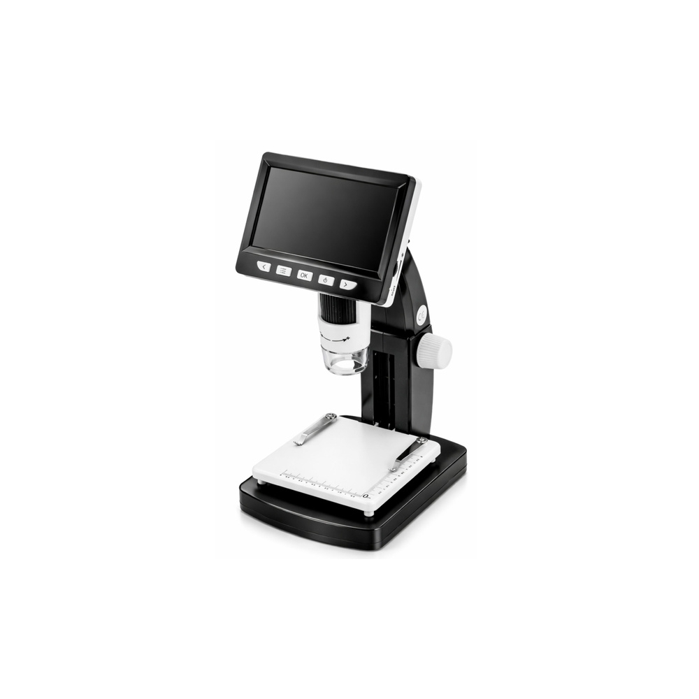 Edukacinis skaitmeninis mikroskopas su 4,3 colių LCD ekranu, USB jungtimi, LED apšvietimu ir 1000 kartų didinimu-Žaislai, Profes