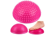 Sensorinis pusrutulis masažui ir pusiausvyros pratimams 16 cm, rožinis-Žaislai, Lauko žaislai, Lauko žaidimai ir sporto prekės, 