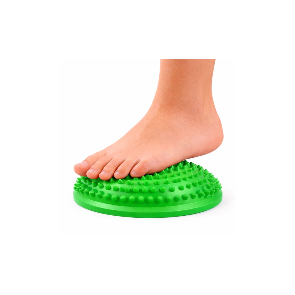 Sensorinis pusrutulis masažui ir pusiausvyros pratimams 16 cm, žalias-Žaislai, Lauko žaislai, Lauko žaidimai ir sporto prekės, Ž