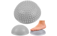 Półkula Sensoryczna Do Masażu Ćwiczeń Równowagi Szara 16 cm