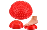 Półkula Sensoryczna Do Masażu Ćwiczeń Równowagi Czerwona 16 cm