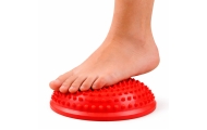 Półkula Sensoryczna Do Masażu Ćwiczeń Równowagi Czerwona 16 cm