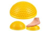 Sensorinis pusrutulis masažui ir pusiausvyros pratimams 16 cm, geltonas-Žaislai, Lauko žaislai, Lauko žaidimai ir sporto prekės,