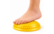 Sensorinis pusrutulis masažui ir pusiausvyros pratimams 16 cm, geltonas-Žaislai, Lauko žaislai, Lauko žaidimai ir sporto prekės,