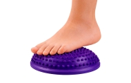 Półkula Sensoryczna Do Masażu Ćwiczeń Równowagi Fioletowa 16 cm