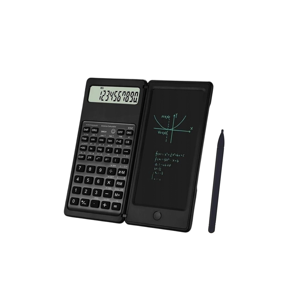 Kalkulator Naukowy Biurowy Z Tablicą LCD Tablet Graficzny Rysik 10 Cyfr