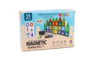 Zestaw Klocki Magnetyczne Konstrukcyjne 3D Okienka Panele Kolorowe 56 el.