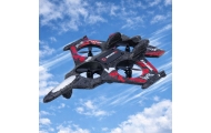 Myśliwiec Dron Fighter Samolot Zdalnie Sterowany RC Piankowy Akrobacje 360°