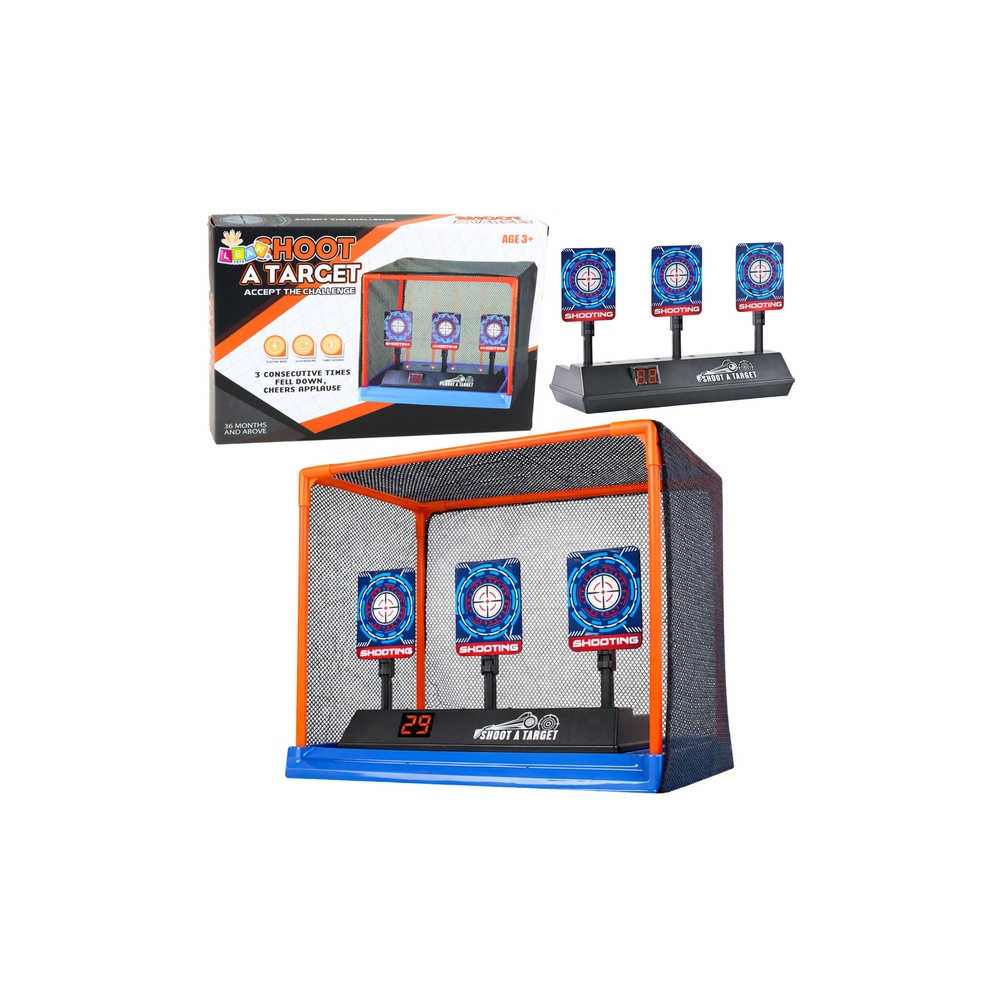 Tarcza Elektroniczna Do Strzelania Cyfrowy Licznik LCD Siatka Ruchome Cele