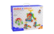 Chodzik Pchacz Hulajnoga Stolik Edukacyjny Panel Interaktywny 5w1 Kolorowy