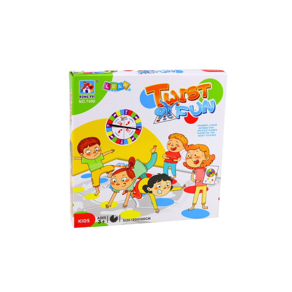 "Twist Fun" šeimos rankdarbių žaidimas "Twist Fun" kilimėlis "Shuffle Wheel