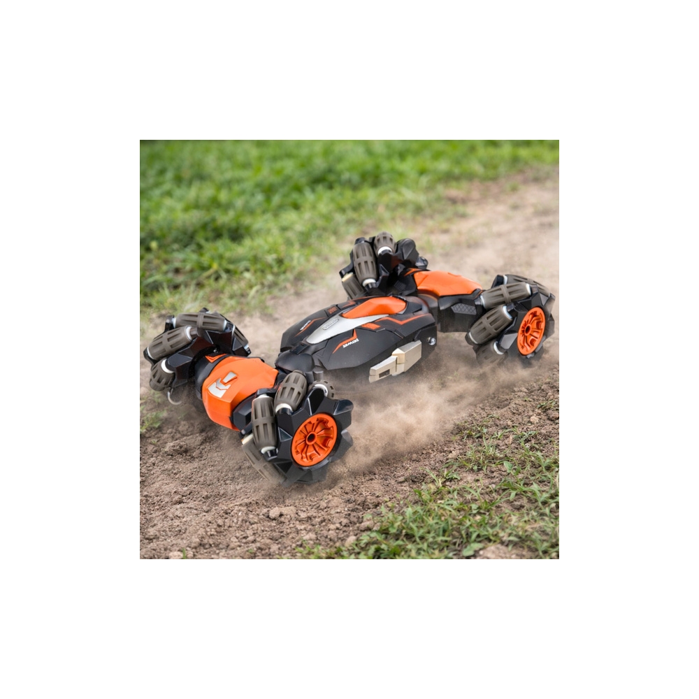 Nuotoliniu būdu valdomas RC automobilis driftui ir akrobatiniams triukams „Twist“, oranžinis, 1:16-Žaislai, Auto ir transporto ž